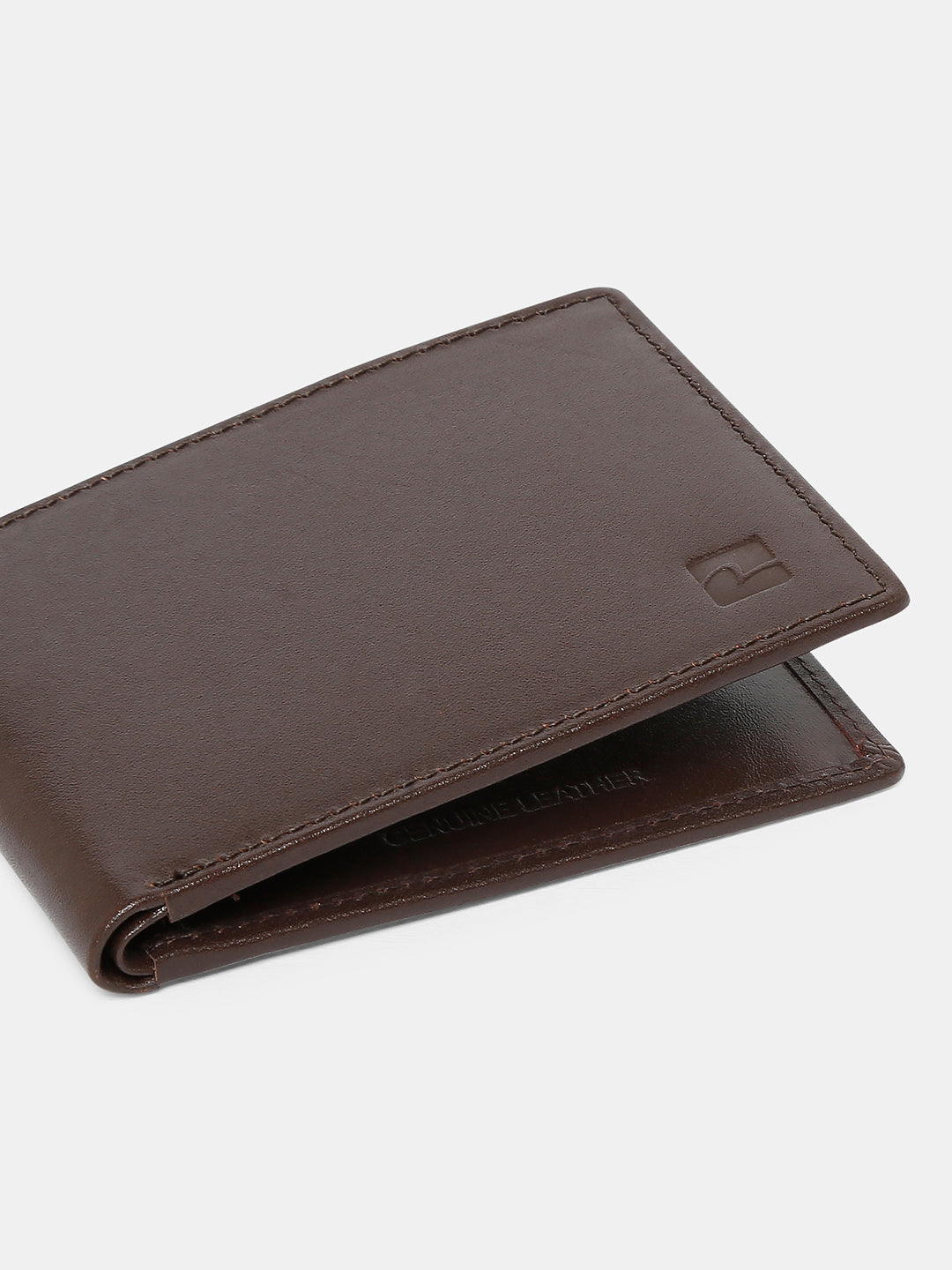 Spykar Men Brown Leather Wallet