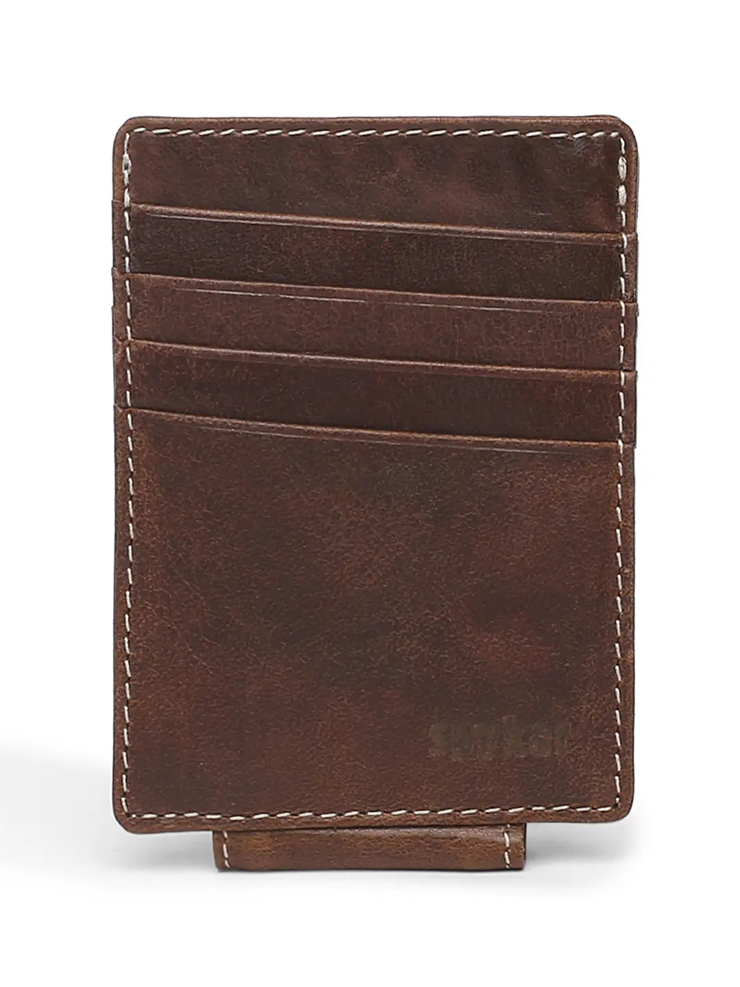 Spykar Men Tan Leather Money Clips