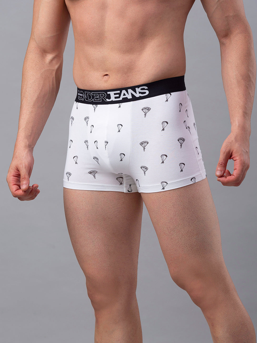 Underjeans By Spykar Men Cotton Blend White Trunk