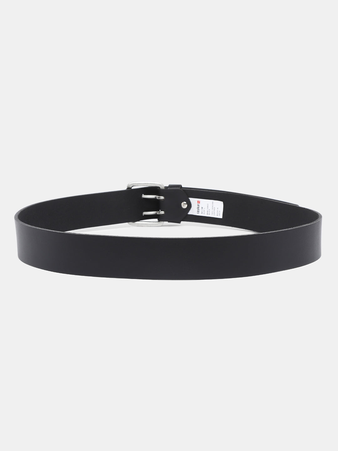 Spykar Men Black Leather Belt