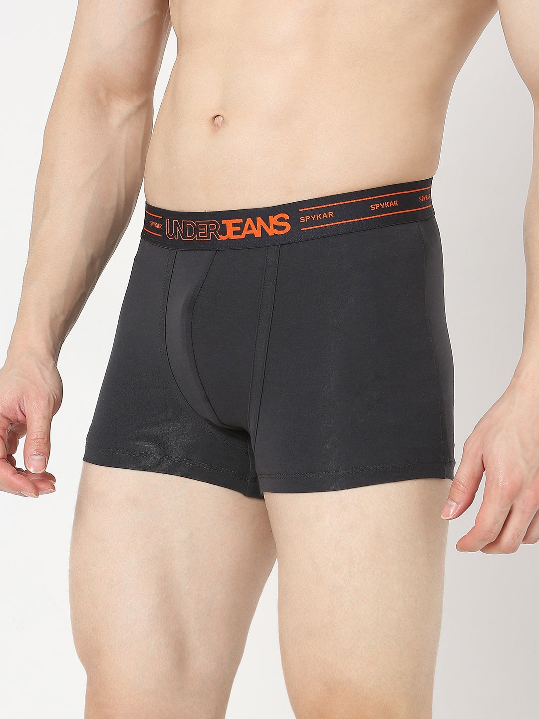 Underjeans by Spykar Men Premium Dark Grey Trunk