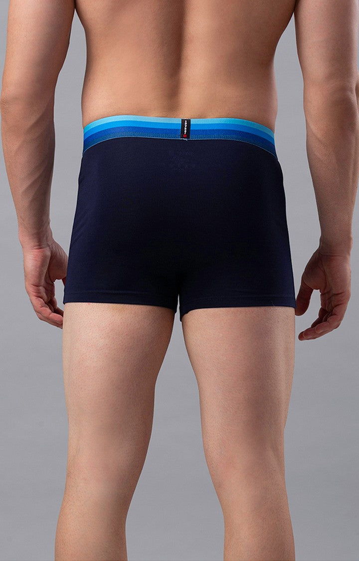 Underjeans By Spykar Men Navy Blue Trunks