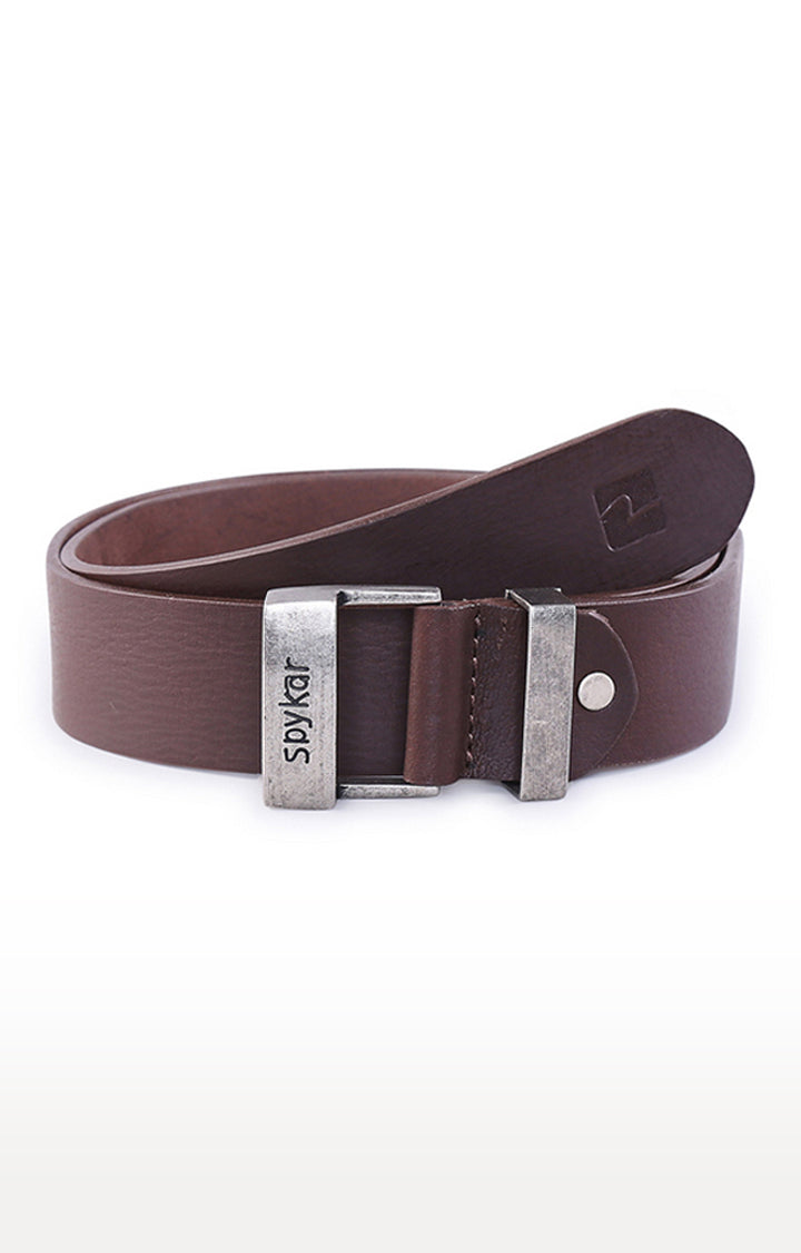 Spykar Brown Genuine Leather Belt