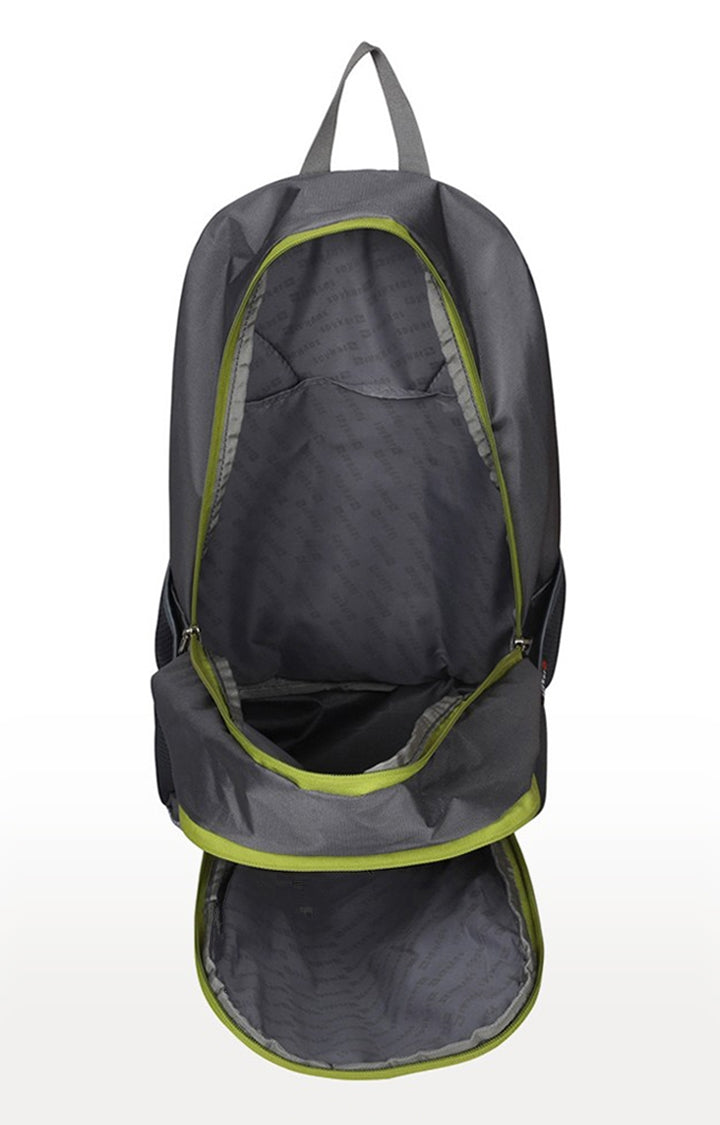 Spykar Grey Printed Laptop Bag