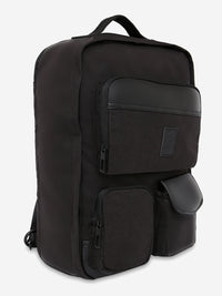 Spykar Black Canvas Traveler Backpacks