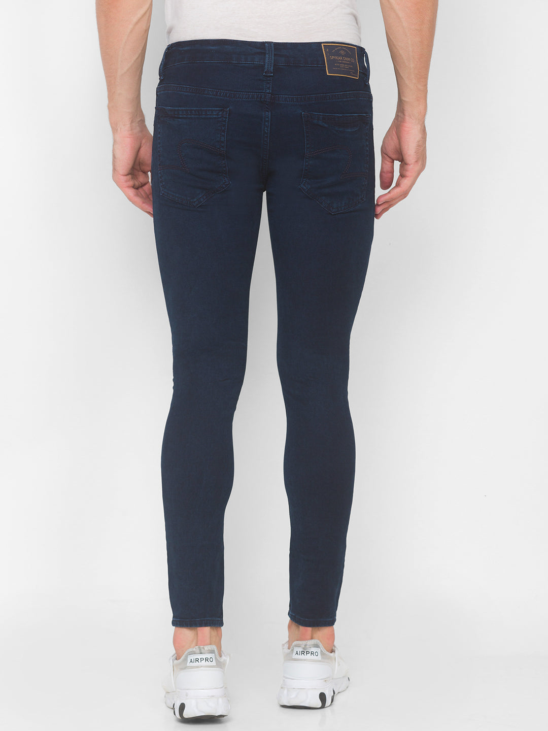 Spykar Men Indigo Solid Relaxed Mid-Rise Jeans (Ricardo)