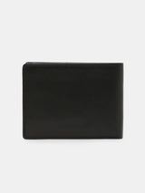 Spykar Black Leather Belt & Wallet Combo