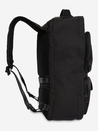 Spykar Black Canvas Traveler Backpacks