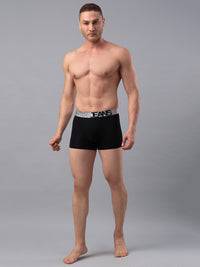 Underjeans By Spykar Men Premium Black Cotton Blend Trunk