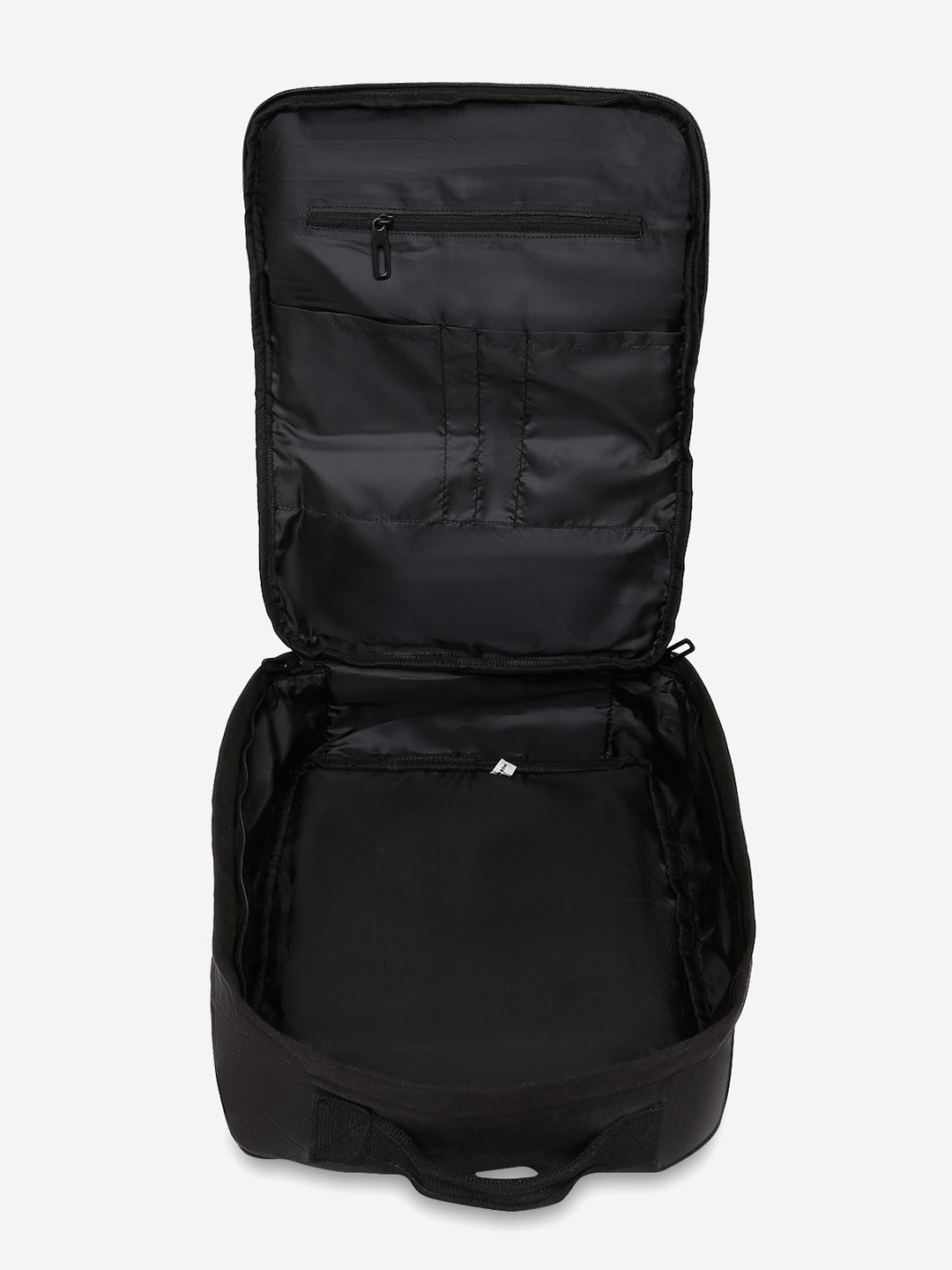 Spykar Black Canvas Traveler Backpacks