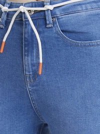 Spykar Women Light Blue Lycra Skinny Fit Regular Length Clean Look Jeans -(Adora)