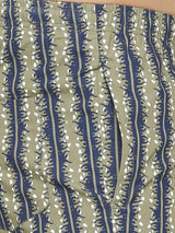 Men Premium Cotton Printed Olive Pyjama- Underjeans By Spykar