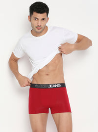 Men Premium Cotton Blend Assorted Trunk Pack Of 2 - Underjeans By Spykar