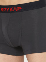 Underjeans By Spykar Men Premium Grey Cotton Blend Trunk