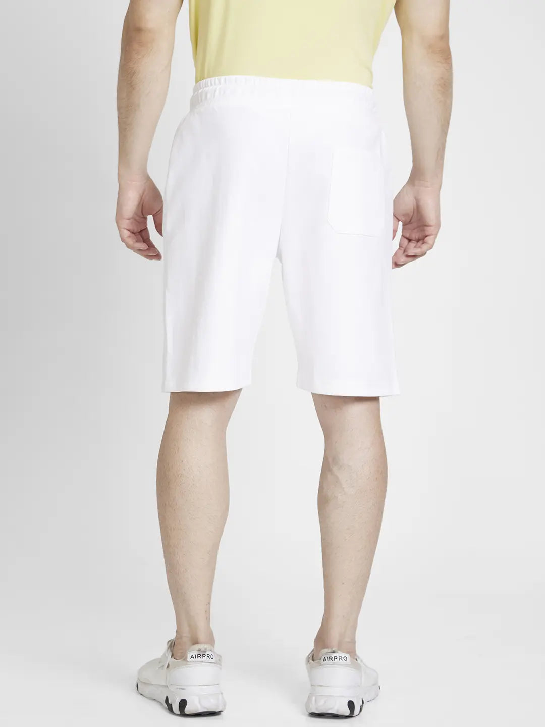 Spykar Men White Blended Knee Length Shorts