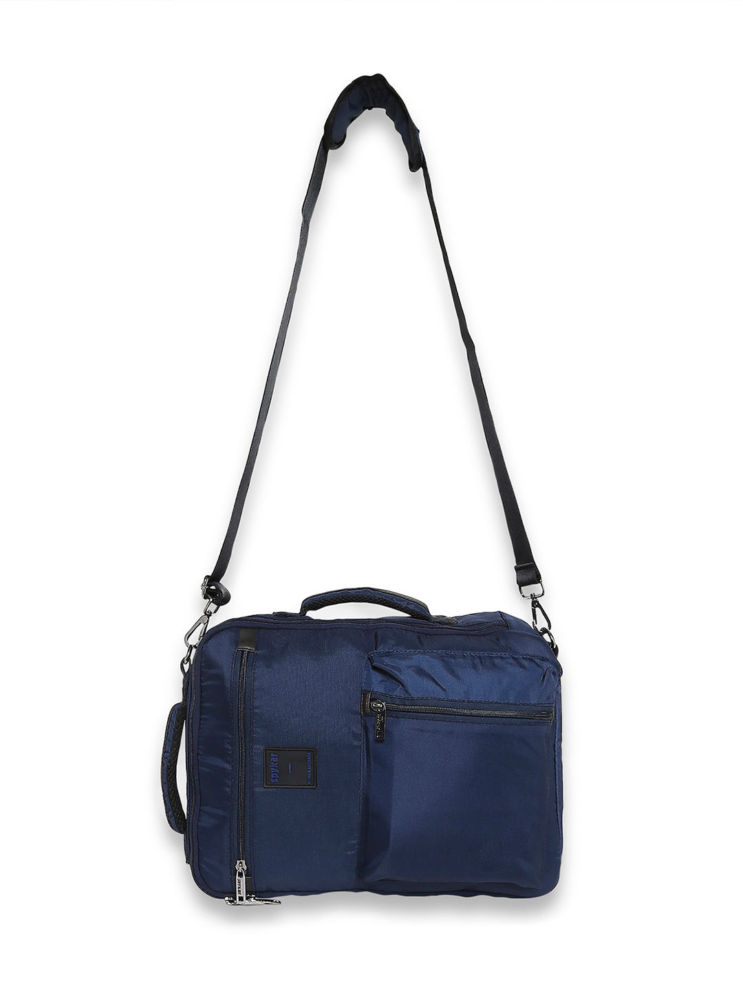 Spykar Navy Blue Polyester Backpacks