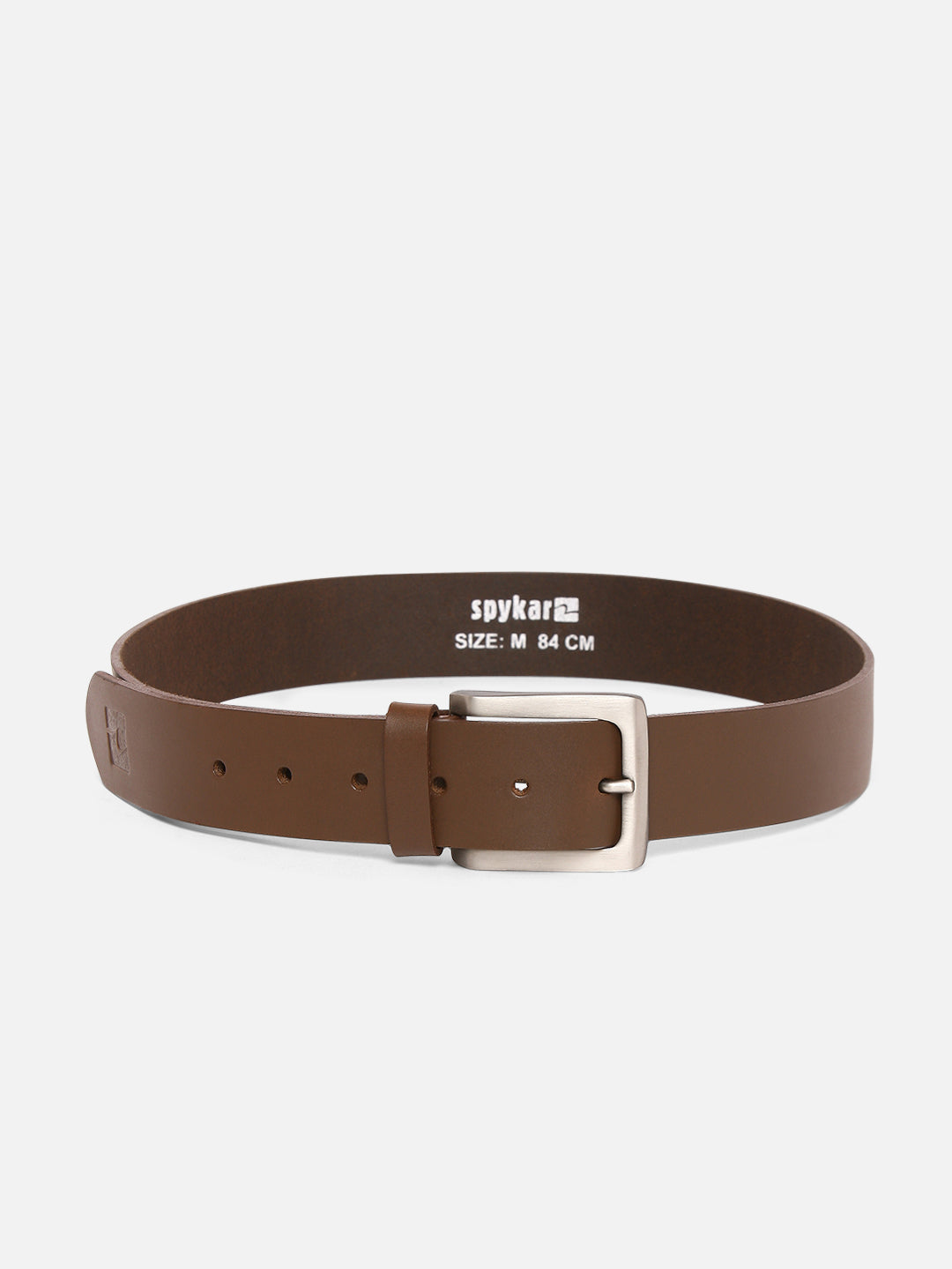 Spykar Men Brown Leather Belt