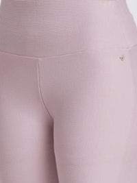 Spykar Women Powder Pink Blended Skinny Fit Ankle Length Trackpant