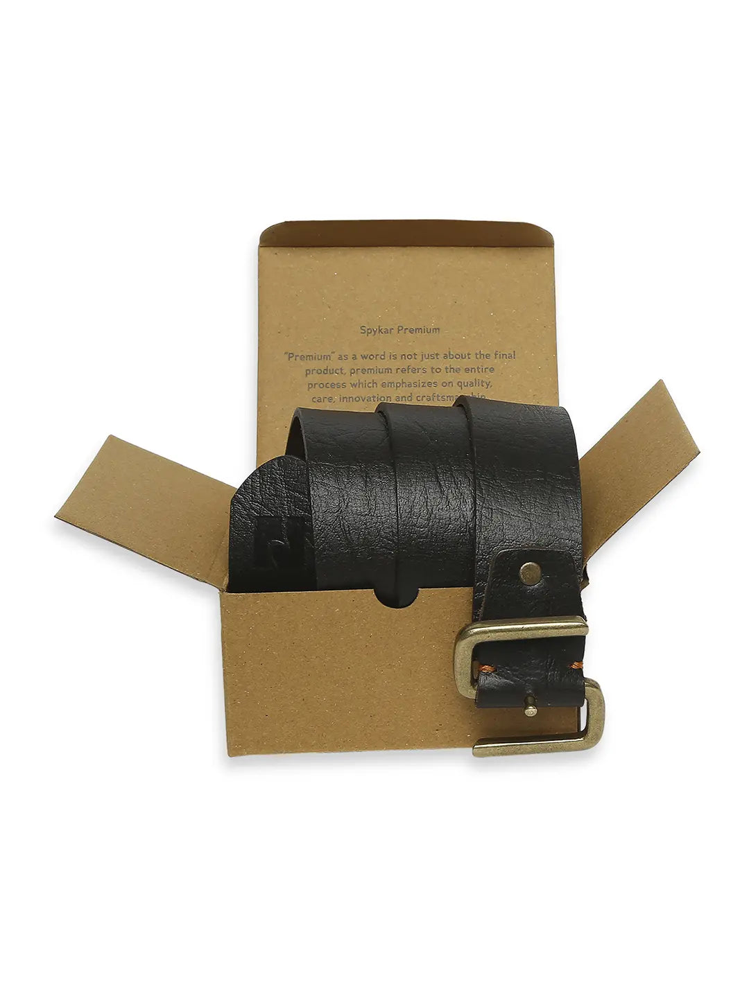 Spykar Men Brown Leather Belt