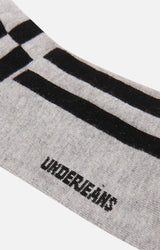 Men Premium Grey Ankle Length (Non Terry) Single Pair Of Socks- Underjeans By Spykar