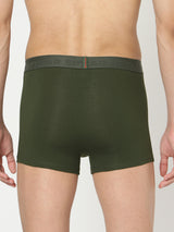 Olive Cotton Trunk For Men Premium- Underjeans By Spykar
