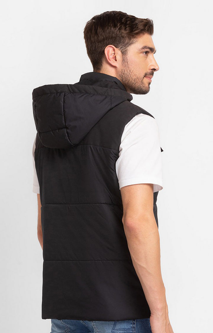 Buy Men's Sleeveless Reversible Jacket - Spykar