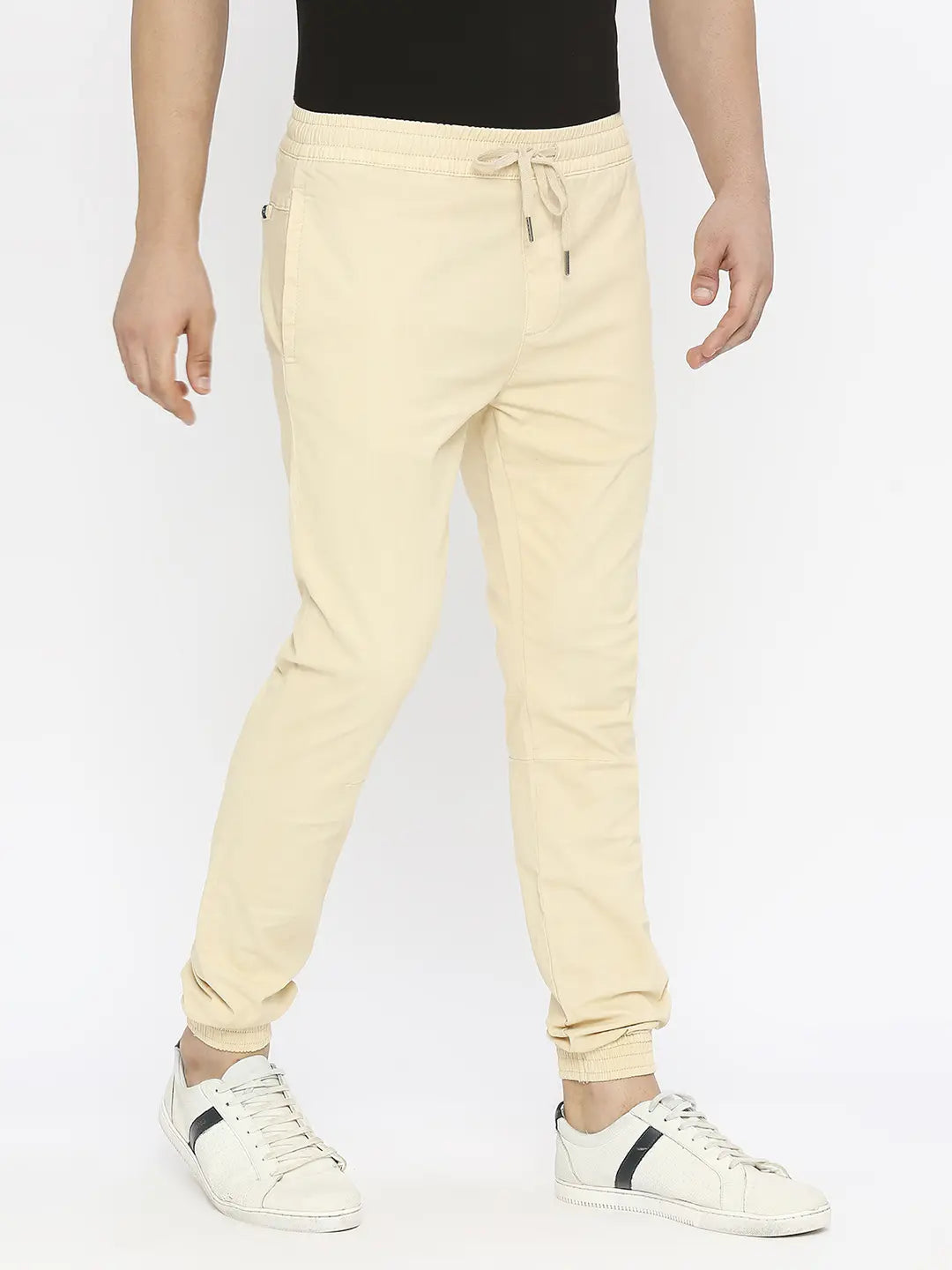 Buy AnkleLength Slim Fit FlatFront Trousers Online at Best Prices in  India  JioMart