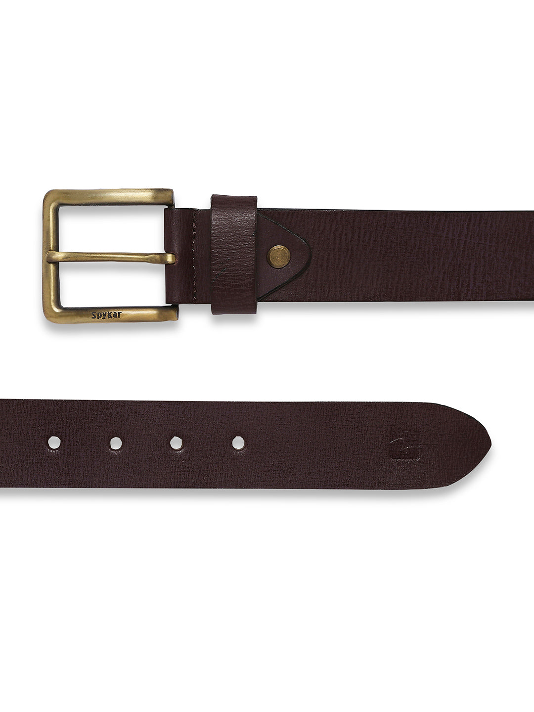 Spykar Red Genuine Leather Belt