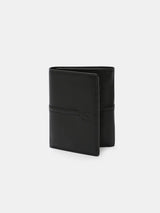 Spykar Black Leather Belt & Wallet Combo