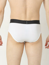 Underjeans By Spykar Men Premium White Brief Pack Of 2