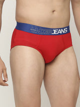 Men Premium Assorted Cotton Blend Printed Brief - Pack Of 3- Underjeans By Spykar