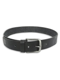 Spykar Men Black Leather Belt