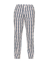 Men Premium Cotton Printed White Pyjama- Underjeans By Spykar