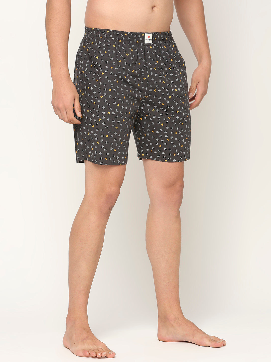 Underjeans By Spykar Men Premium Printed Cotton Boxer