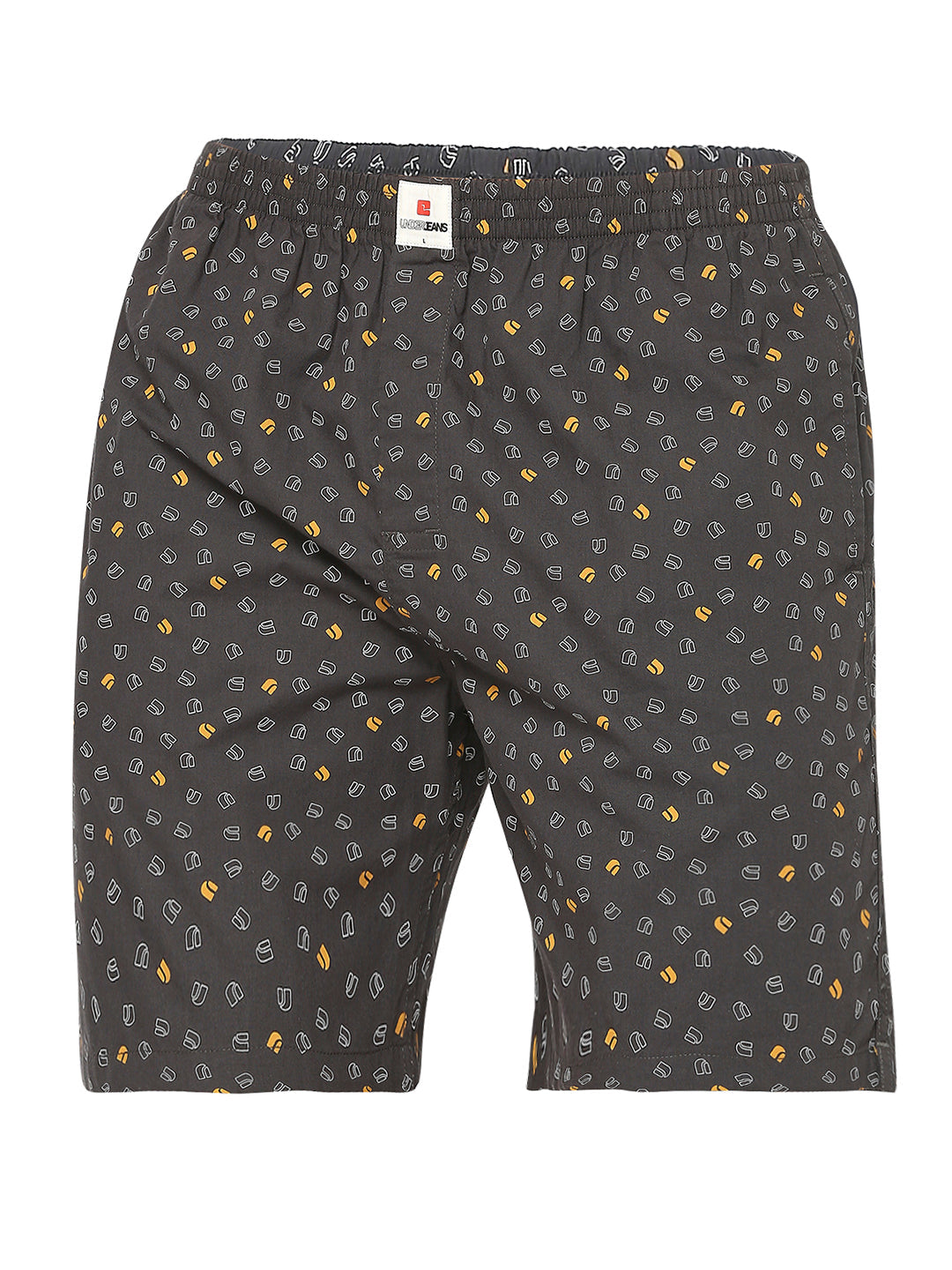 Underjeans By Spykar Men Premium Printed Cotton Boxer