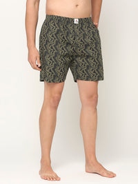 Underjeans By Spykar Men Premium Printed Cotton Boxer