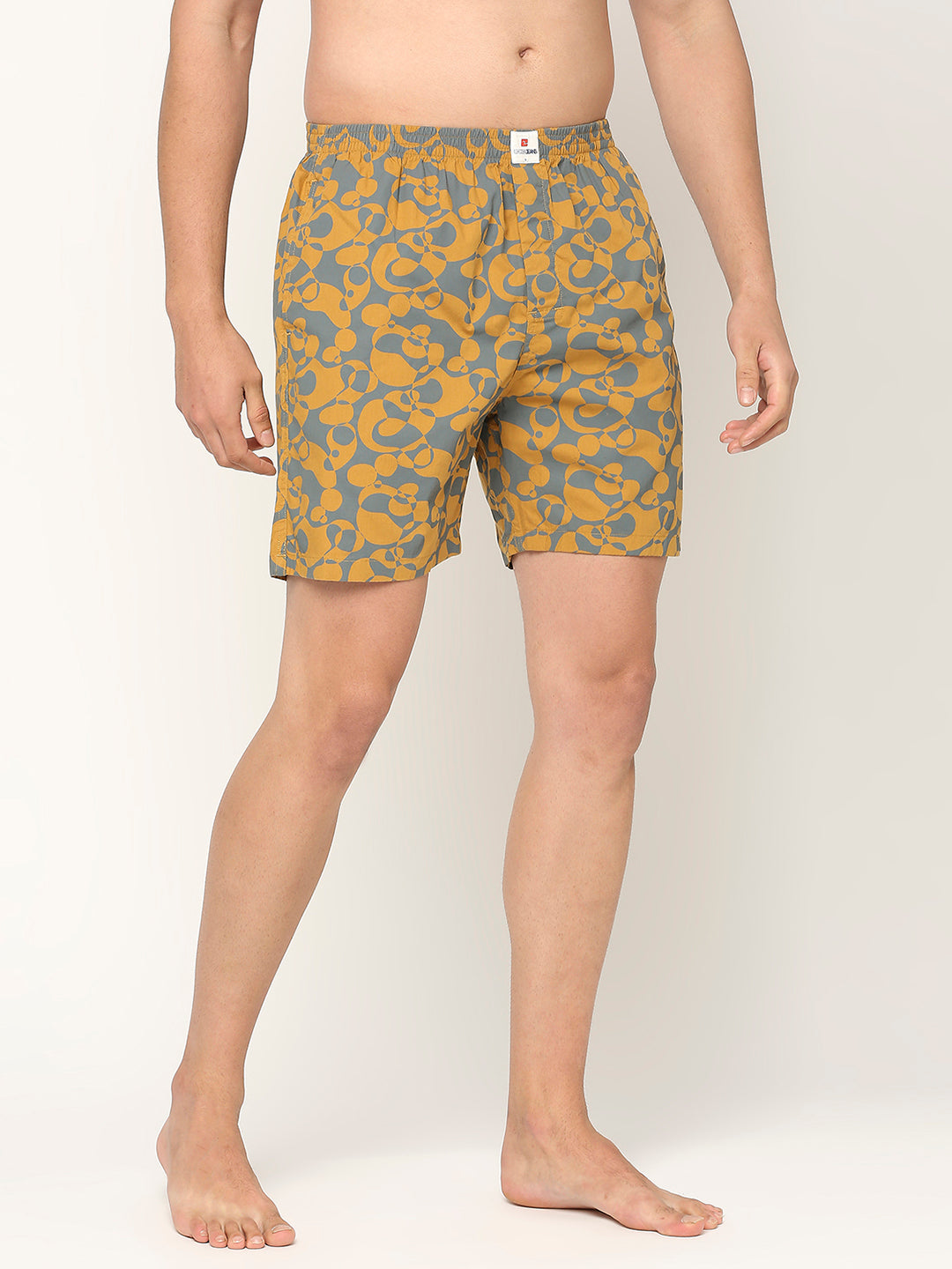 Underjeans By Spykar Men Premium Printed Cotton Boxer