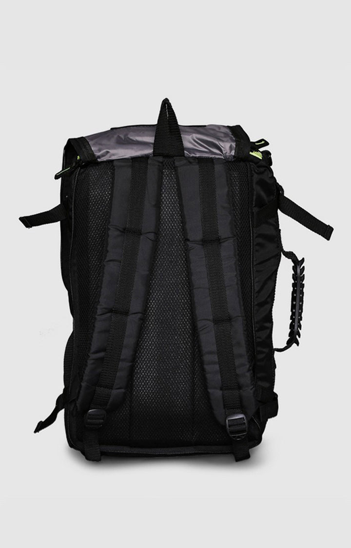 Spykar Black Leather Laptop Backpack