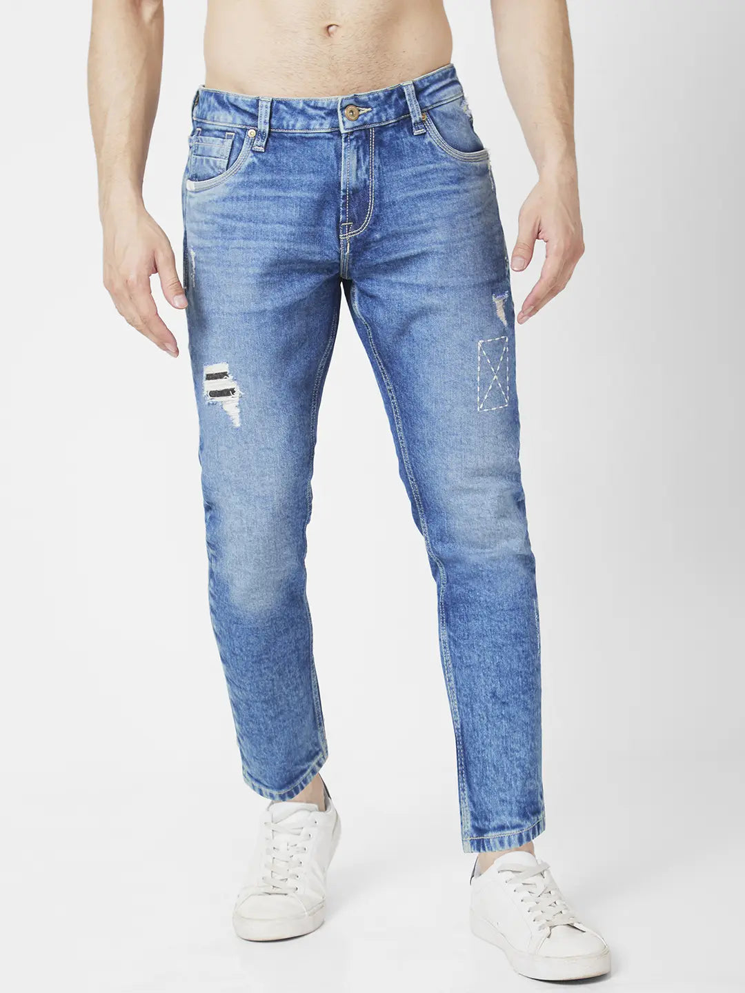 Spykar hot sale distressed jeans