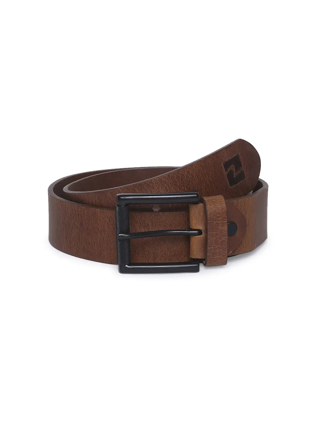 Spykar Men Tan Leather Belt