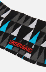 Men Premium Black Ankle Length (Non Terry) Single Pair Of Socks- Underjeans By Spykar