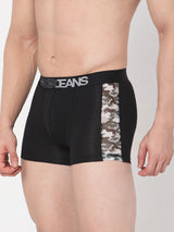 Underjeans By Spykar Men Premium Black Cotton Blend Trunk