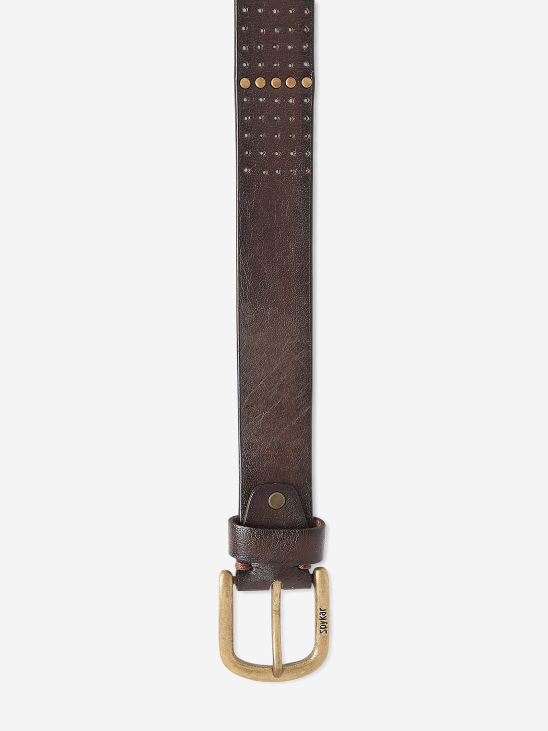 Spykar Men Brown Leather Belt