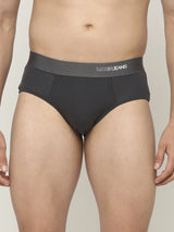 Men Premium Assorted Cotton Blend Printed Brief - Pack Of 3- Underjeans By Spykar
