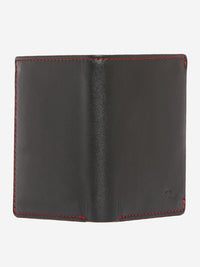 Spykar Men Black Leather Money Clip