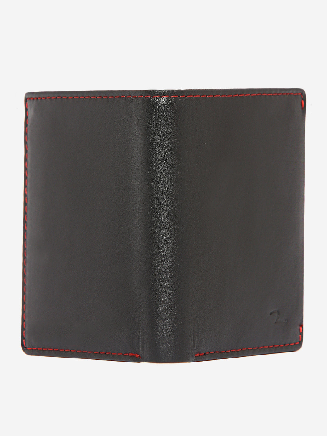 Spykar Men Black Leather Money Clip