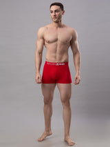 Underjeans By Spykar Men Premium Cotton Blend Red Trunk - (Pack Of 2)