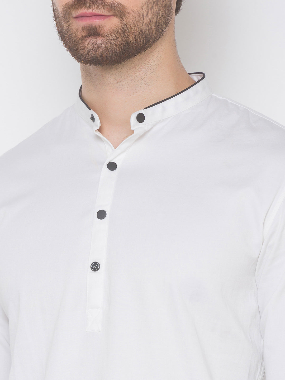 Spykar Men White Cotton Shirts (Slim)