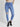 Spykar Women Light Blue Lycra Mom Fit Ankle Length Knee Slit Jeans -(Amora)
