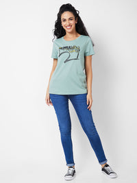 Spykar High Rise Skinny Fit Blue Jeans For Women